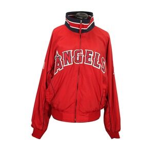 Majestic MLB Anaheim Angels‎ Dugout Jacket Unisex Large Vintage Y2K Full Zip